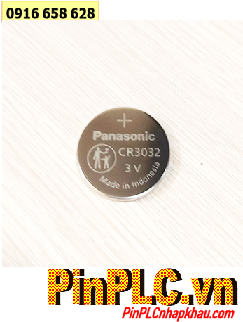 CR3032, Pin PLC Panasonic CR3032 lithium 3v Made in Indonesia